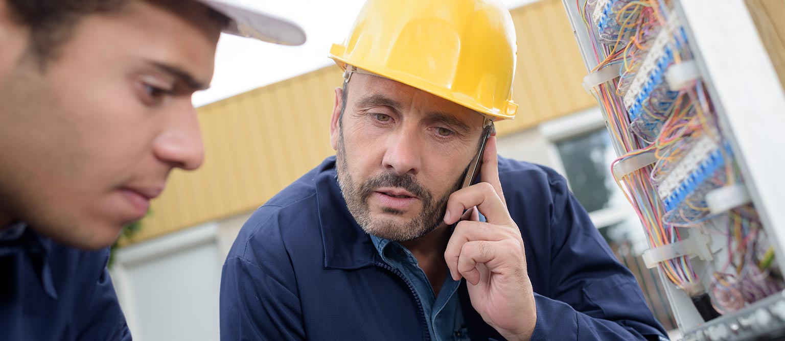 young and old electrician